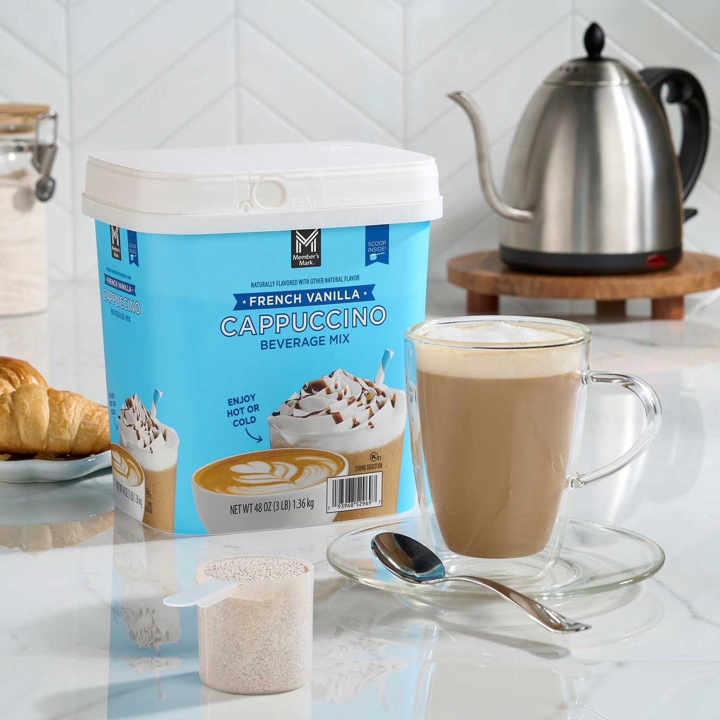 Member's Mark French Vanilla Cappuccino Beverage Mix, 48 oz.