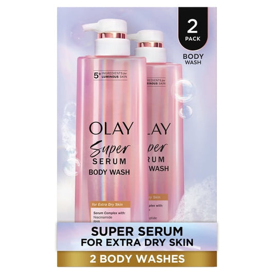 Olay Super Serum Body Wash, 20 fl. oz., 2 pk.