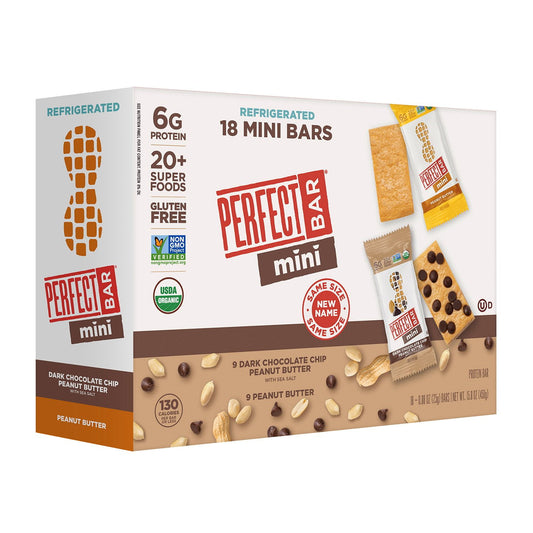 Perfect Bar Mini Protein Bar Variety Pack, 0.88 oz., 18 pk.