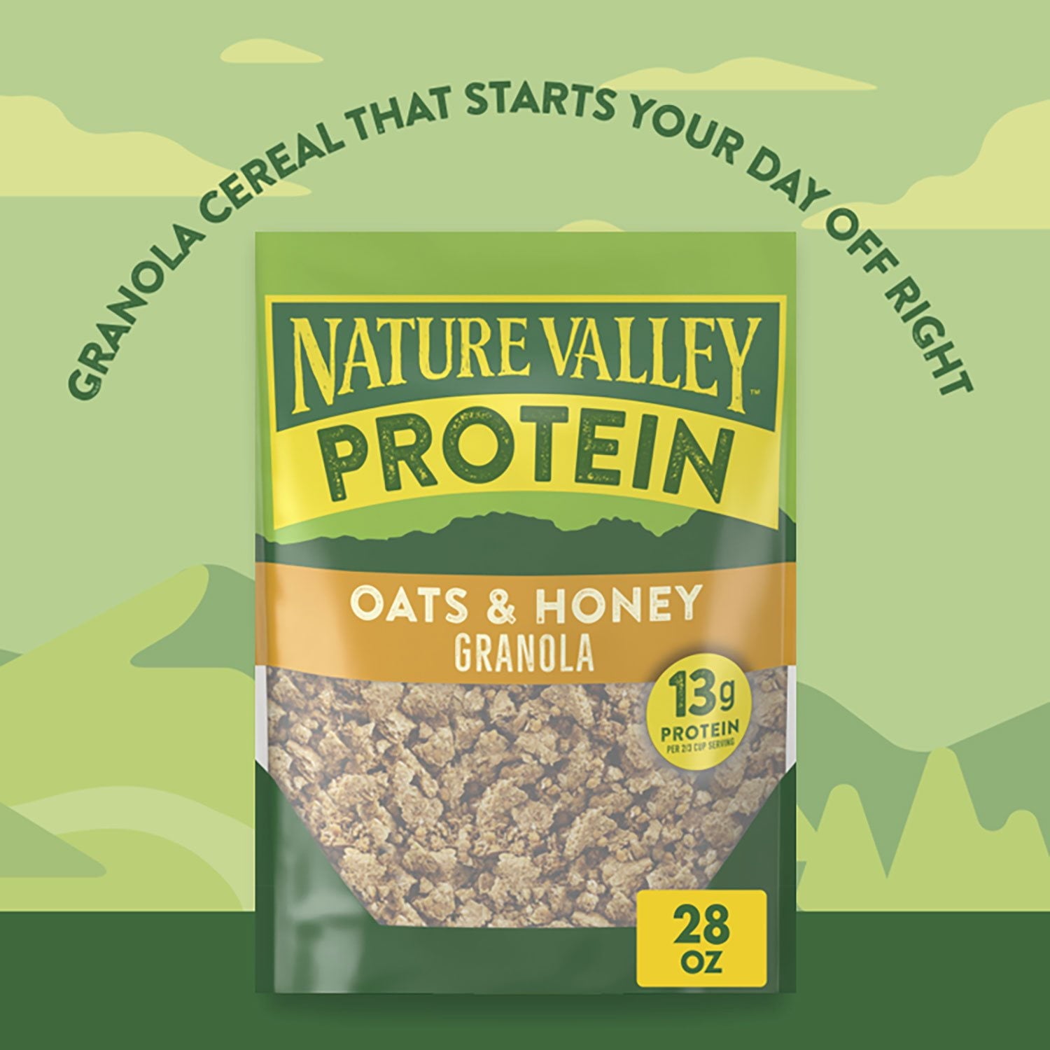 Nature Valley Oats 'n Honey Protein Granola, 28 oz.