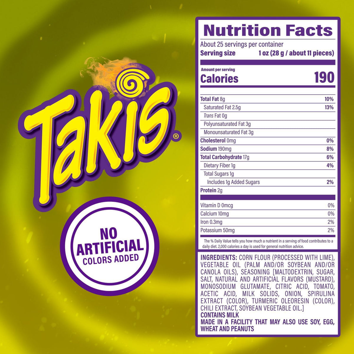 Takis Pickle Punch Spicy Rolled Tortilla Chips, 24.7 oz.