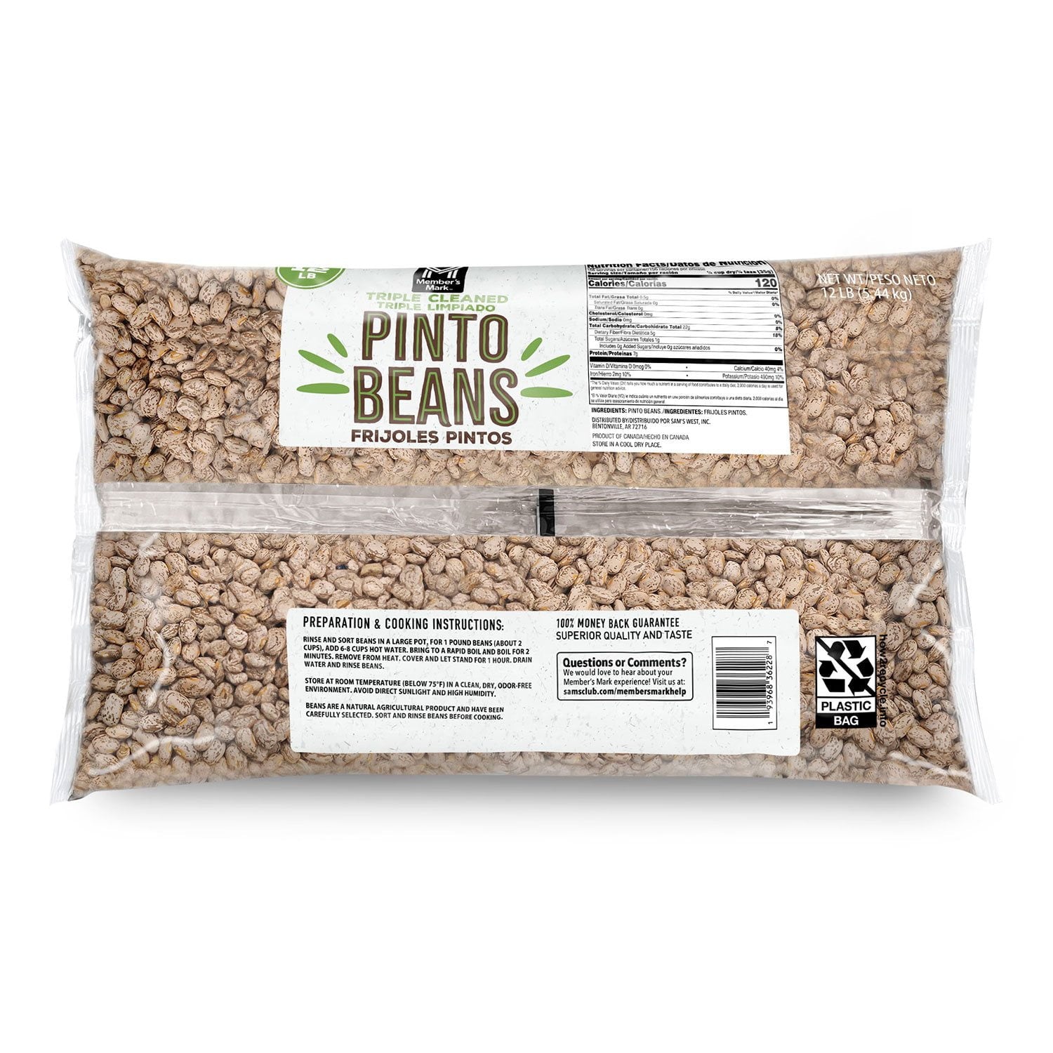 Member's Mark Pinto Beans, 12 lbs.
