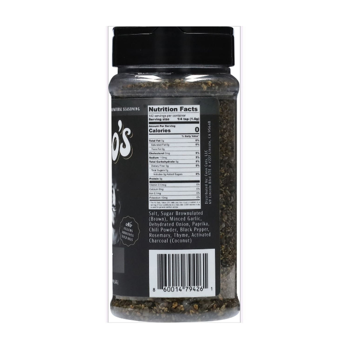 Cuso’s Dirt Ultimate All-Natural Seasoning Blend, 10.5 oz.