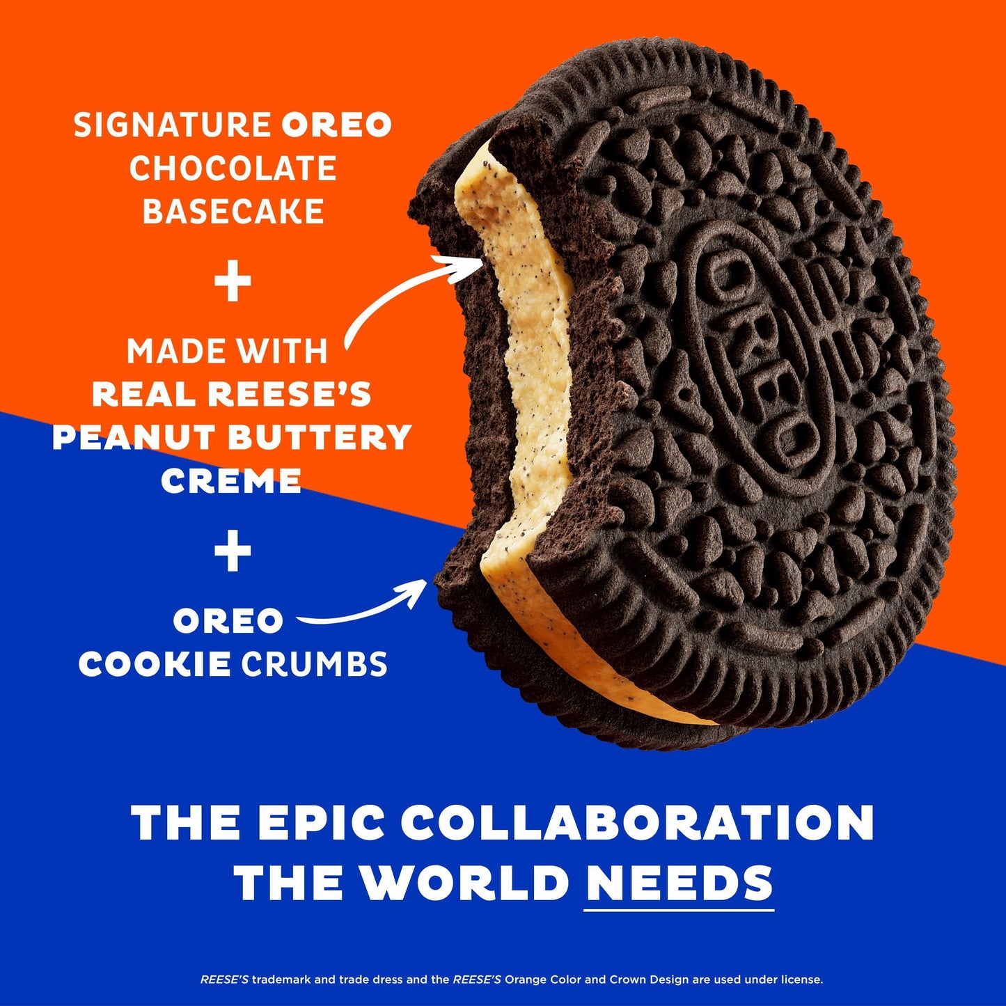 OREO REESE'S Peanut Buttery Creme & OREO Double Stuf Cookies Variety Pack, 1.02 oz., 40 pk.