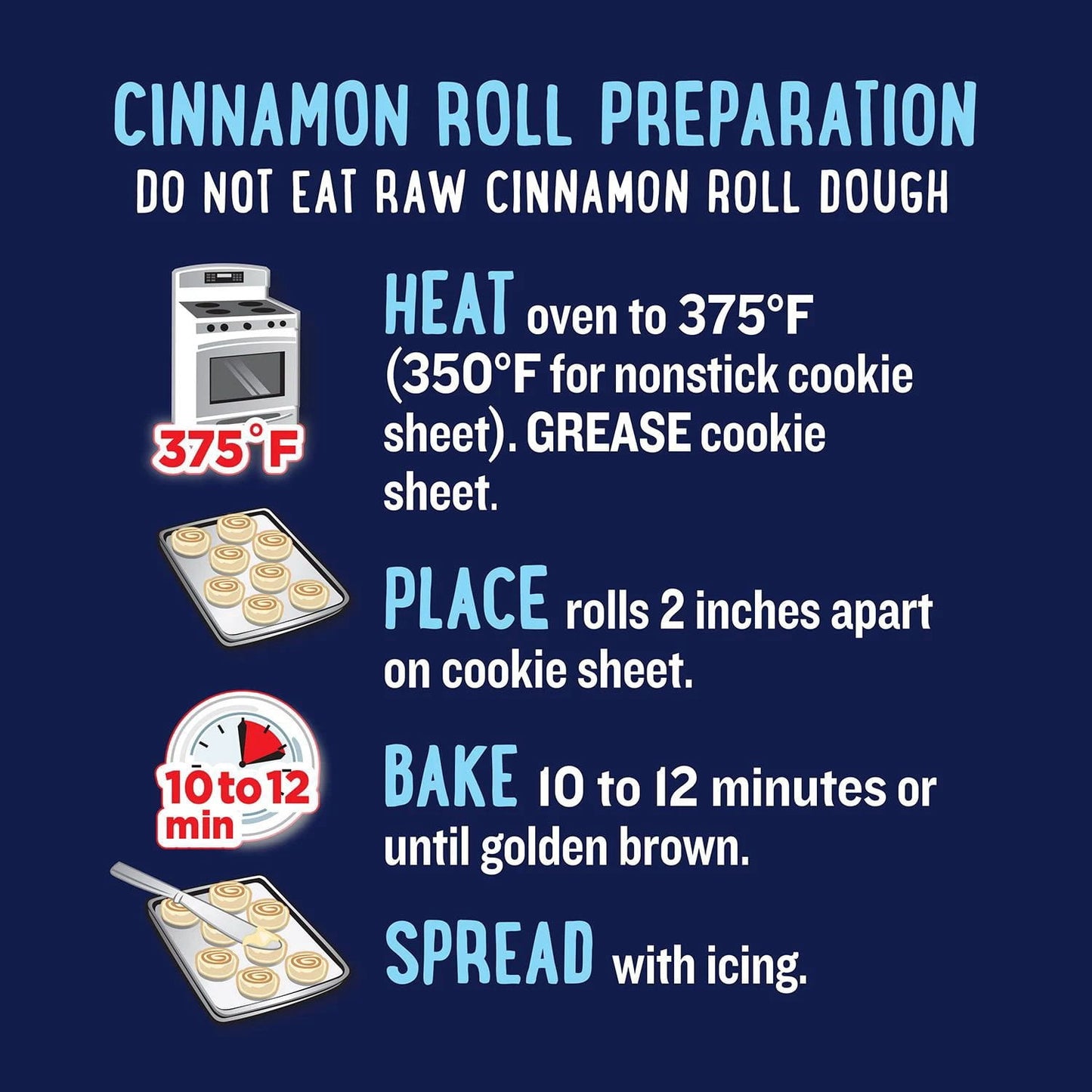 Pillsbury Cinnamon Rolls with Cinnabon Icing 13 oz., 4 pk.