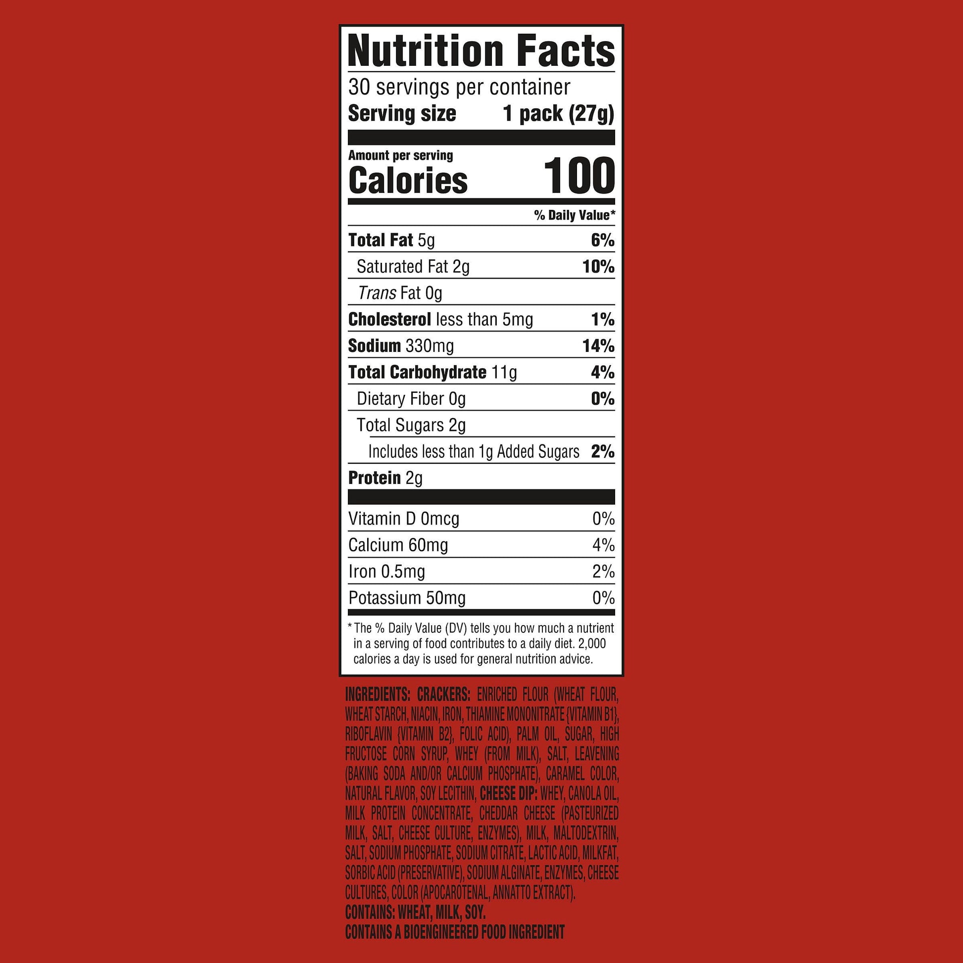RITZ Handi-Snacks Crackers and Cheese Dip, 0.95 oz., 30 pk.