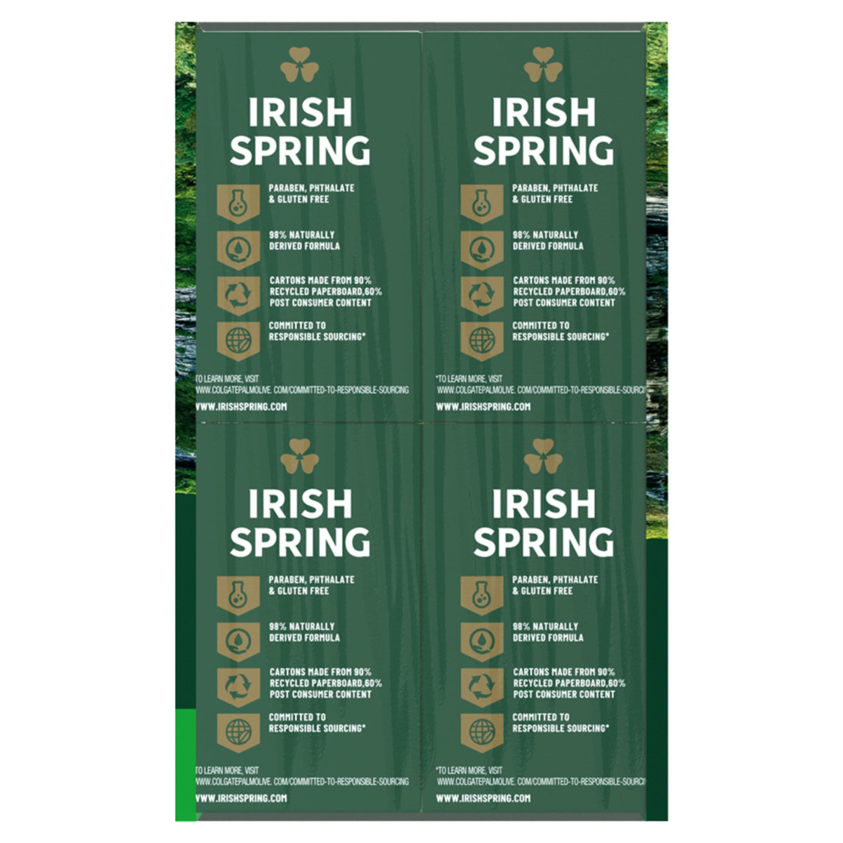 IRISH SPRING BAR SOAP 4.5 OZ 20 CT