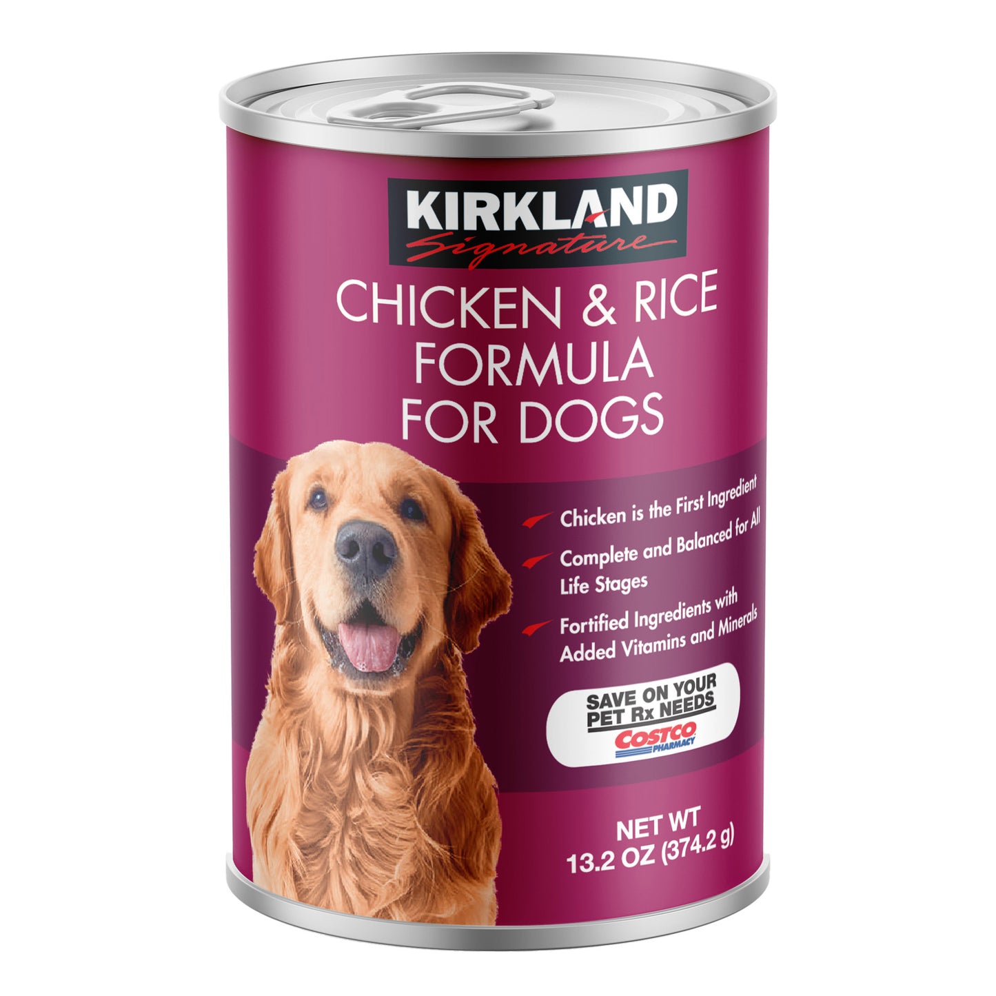 KRKLAND SIGNATURE CHICKEN & RICE DOG FOOD 24/13.2 OZ