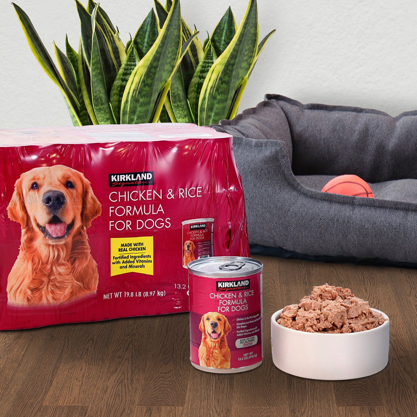 KRKLAND SIGNATURE CHICKEN & RICE DOG FOOD 24/13.2 OZ