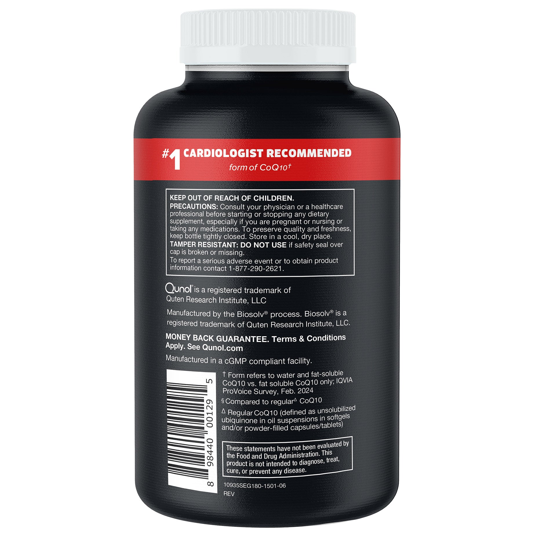 QUNOL ULTRA COQ10 100MG 180 SOFTGLS