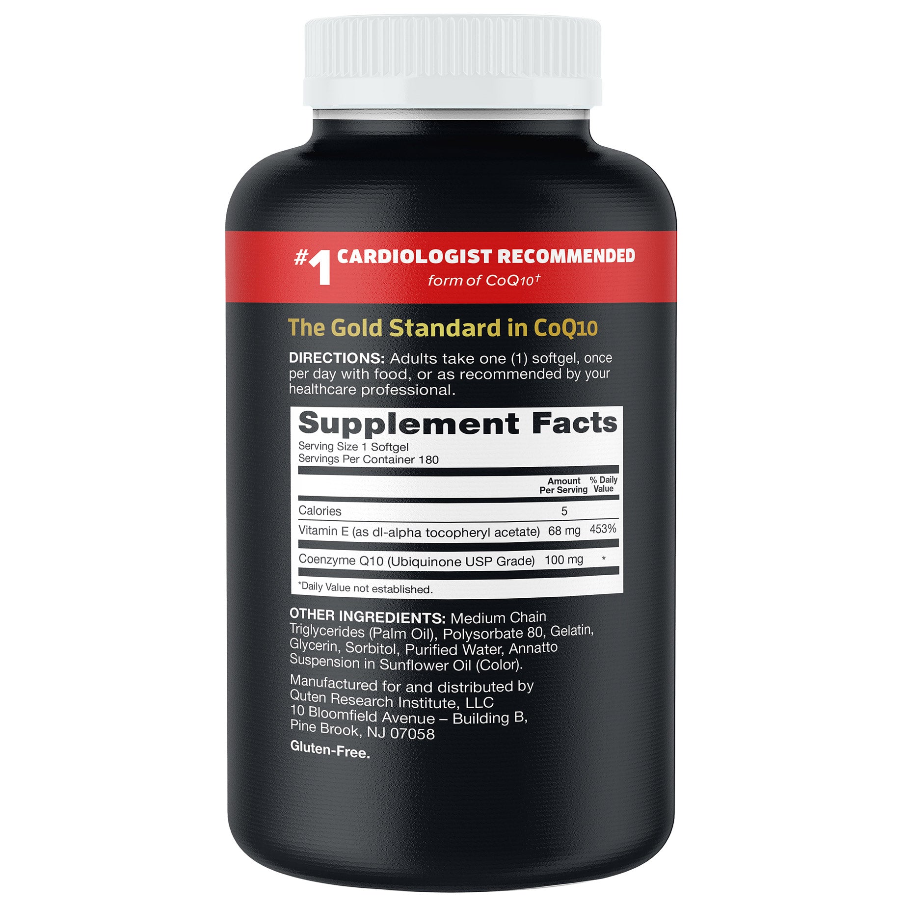 QUNOL ULTRA COQ10 100MG 180 SOFTGLS