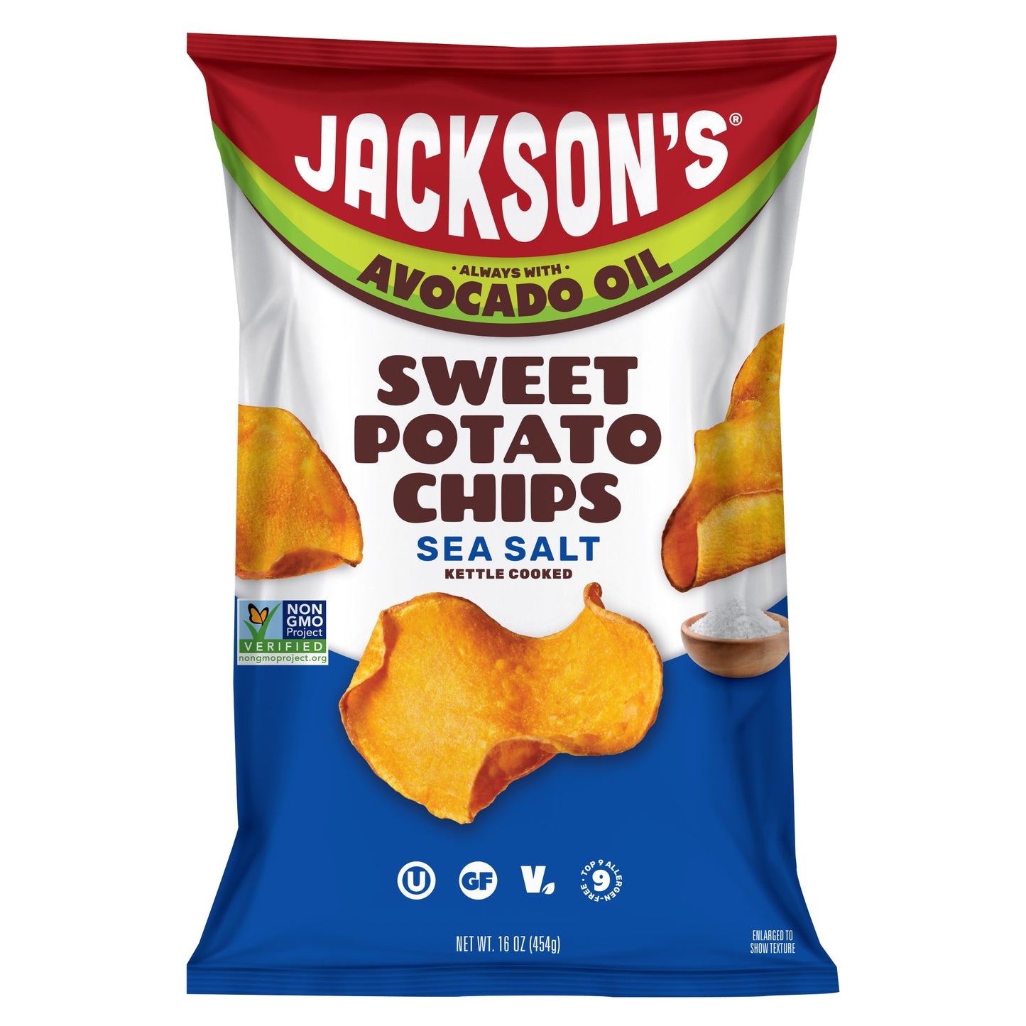 JACKSON'S SWEET POTATO CHIPS 16 OZ