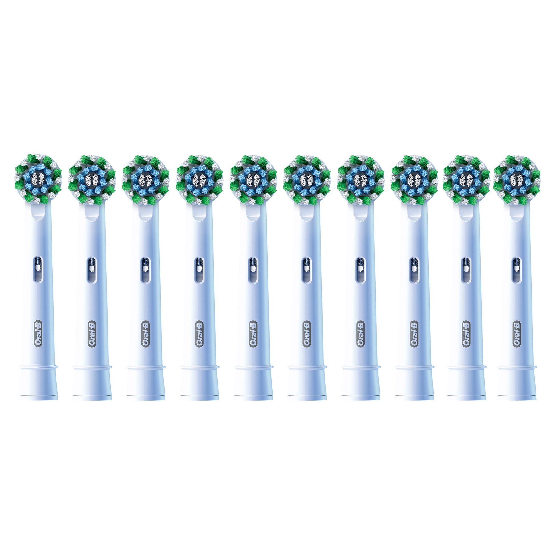 ORAL B BRUSH HEADS CROSS ACTION 10PK