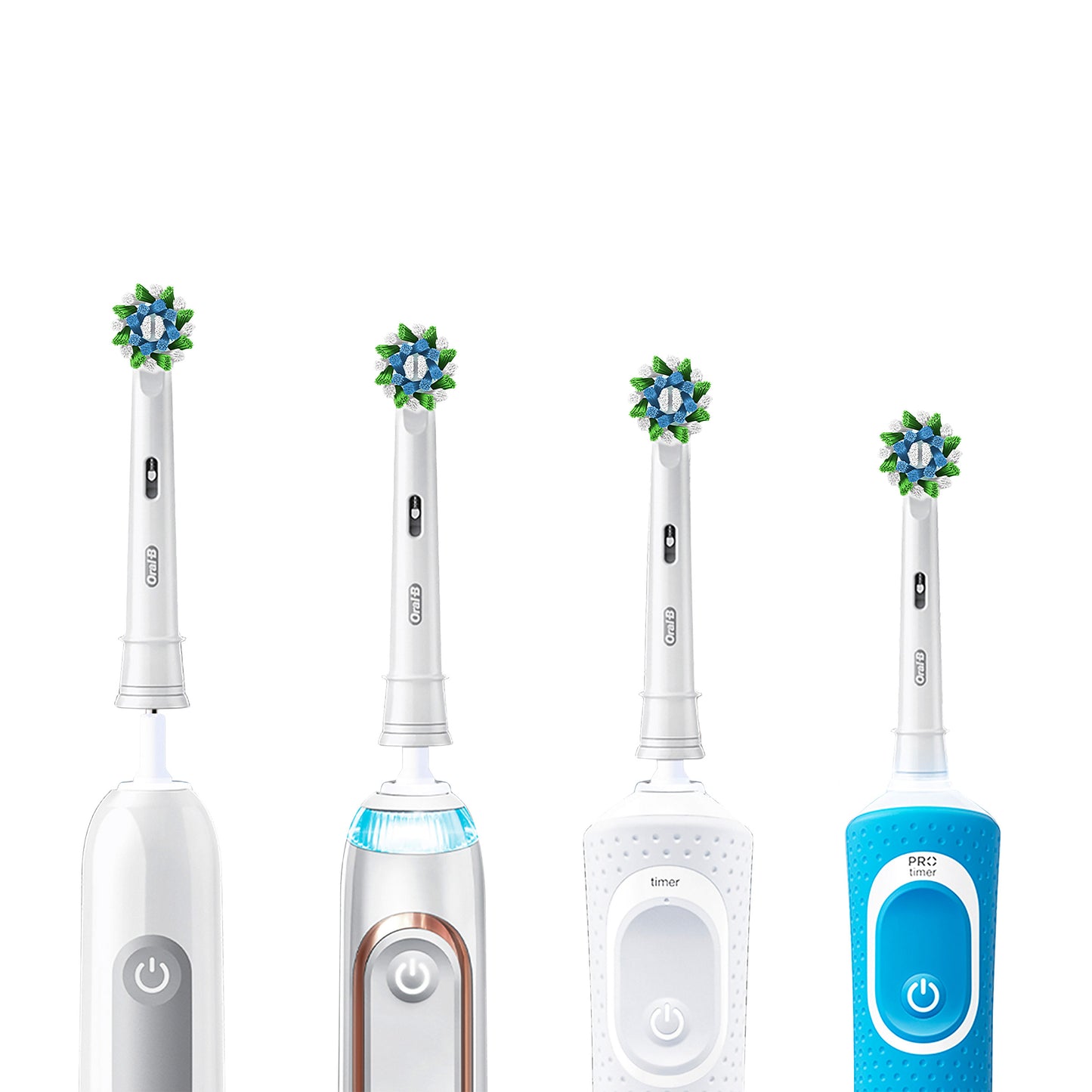 ORAL B BRUSH HEADS CROSS ACTION 10PK