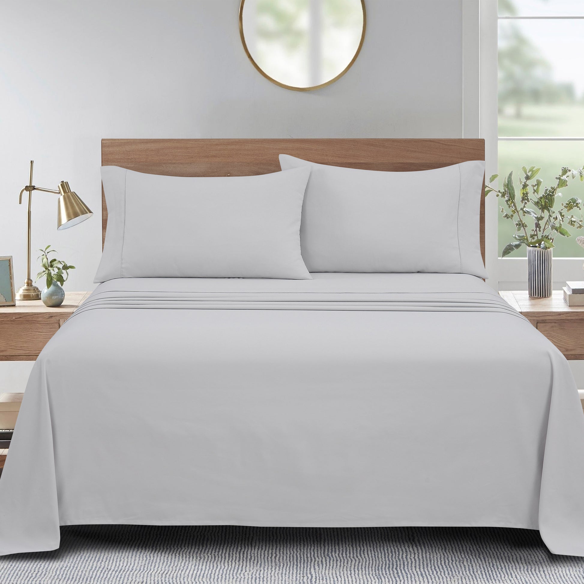 SOUTH POINT HOME MICROFIBER SHEET SET 4PC TWIN XL OR FULL