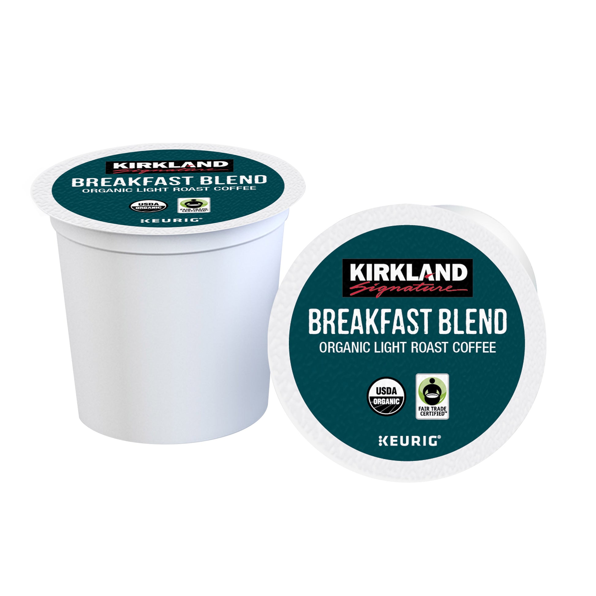KIRKLAND SIGNATURE BREAKFAST BLEND 120 CT ORGANIC K-CUP PODS