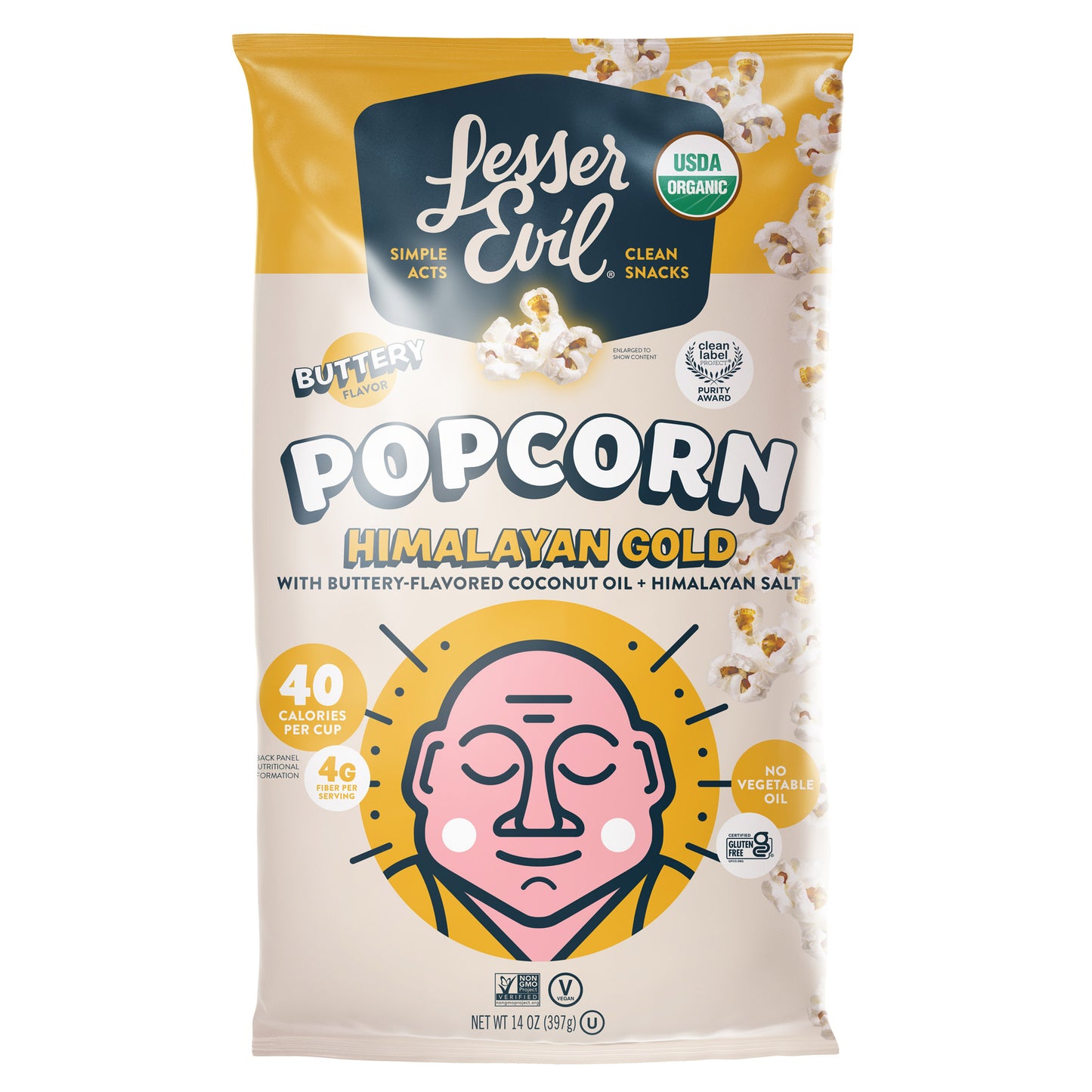 ESSER EVIL RGANIC HIMALAYAN GOLD PCORN 14 OZ