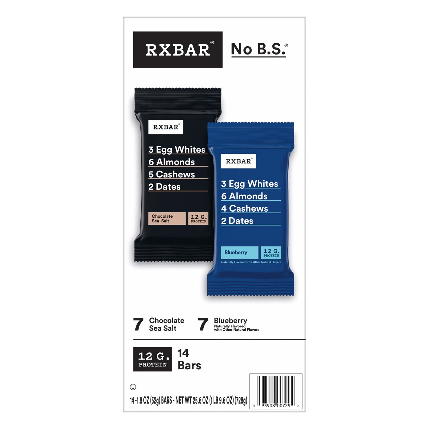 RXBAR NUT BUTTER & OAT BARS 14/ 1.9 OZ