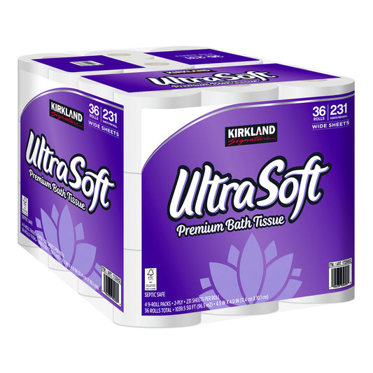 KIRKLAND SIGNATURE ULTRA SOFT BATH TISSUE 36/231 SHEETS