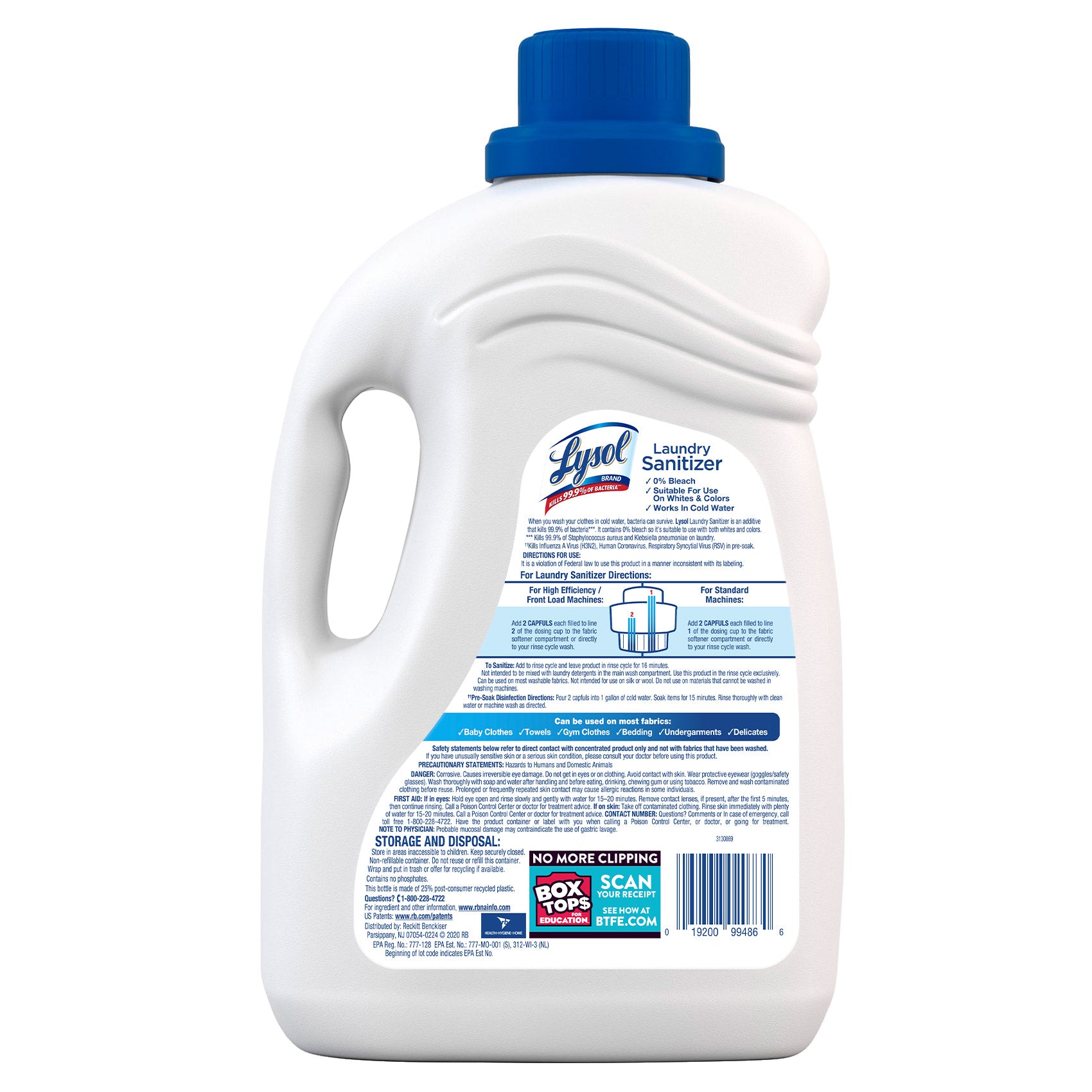 LYSOL LAUNDRY SANITIZER 150 OZ
