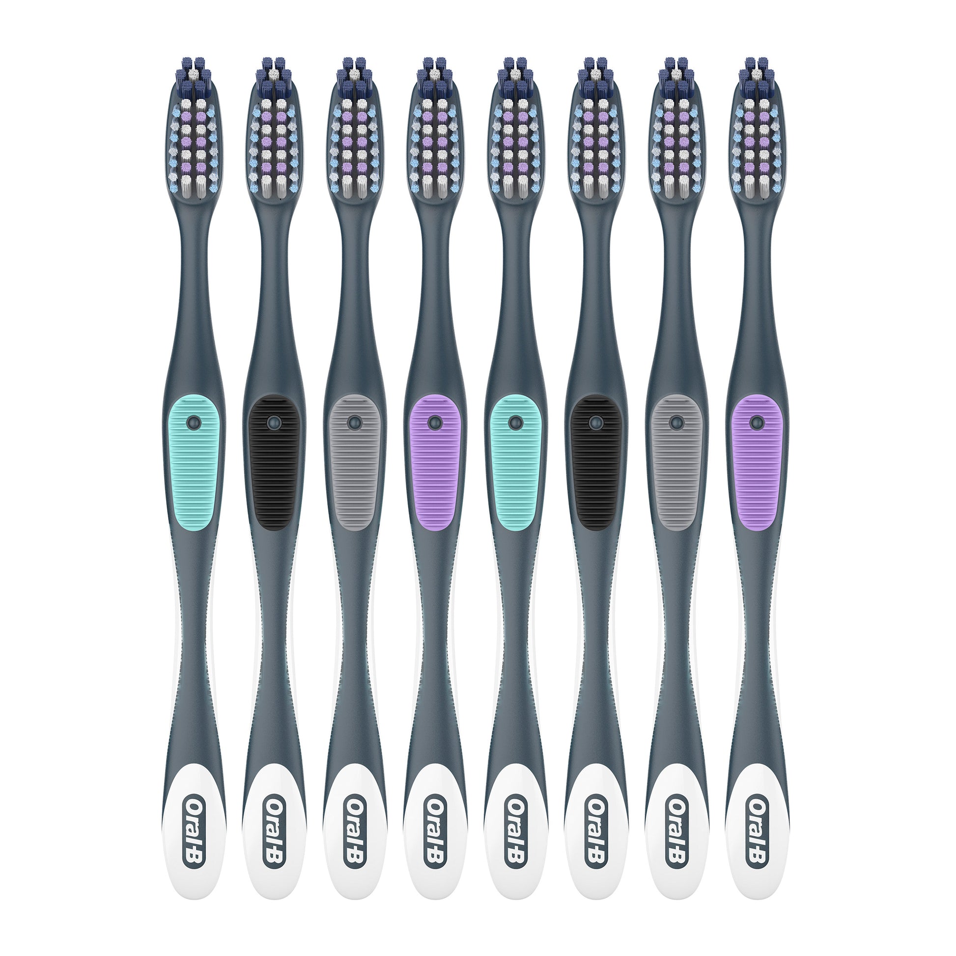 ORAL-B CROSS ACTION TOOTHBRUSH 8 COUNT