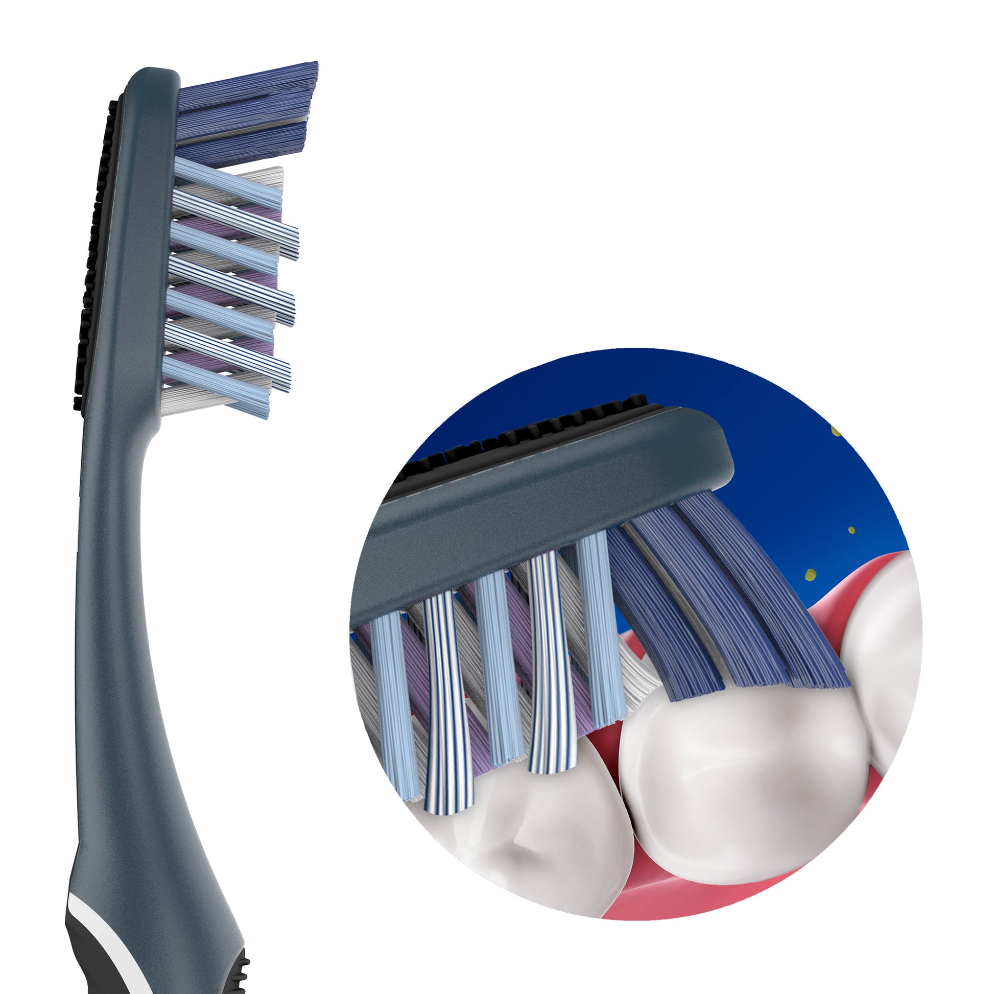 ORAL-B CROSS ACTION TOOTHBRUSH 8 COUNT