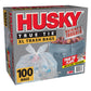HUSKY CLEAR TRASH BAGS 100CT / 45GAL