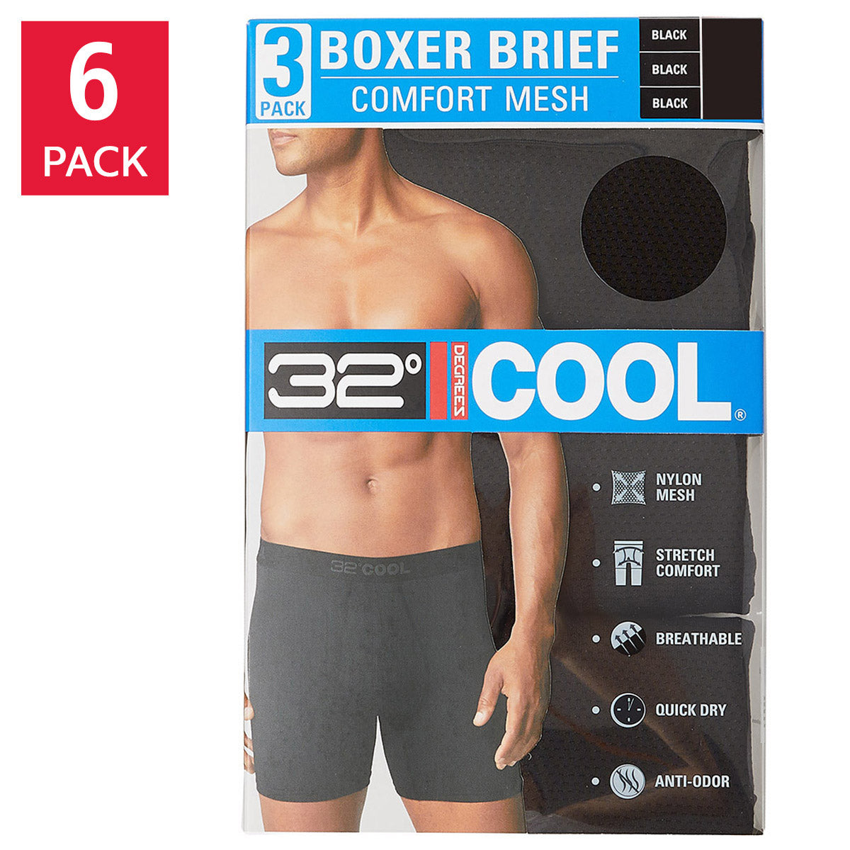 32 DEGREES MEN'S COOL TEE • 1364262 (M) 1364204 (L) • 1364285(XL) 136428 (XXL)