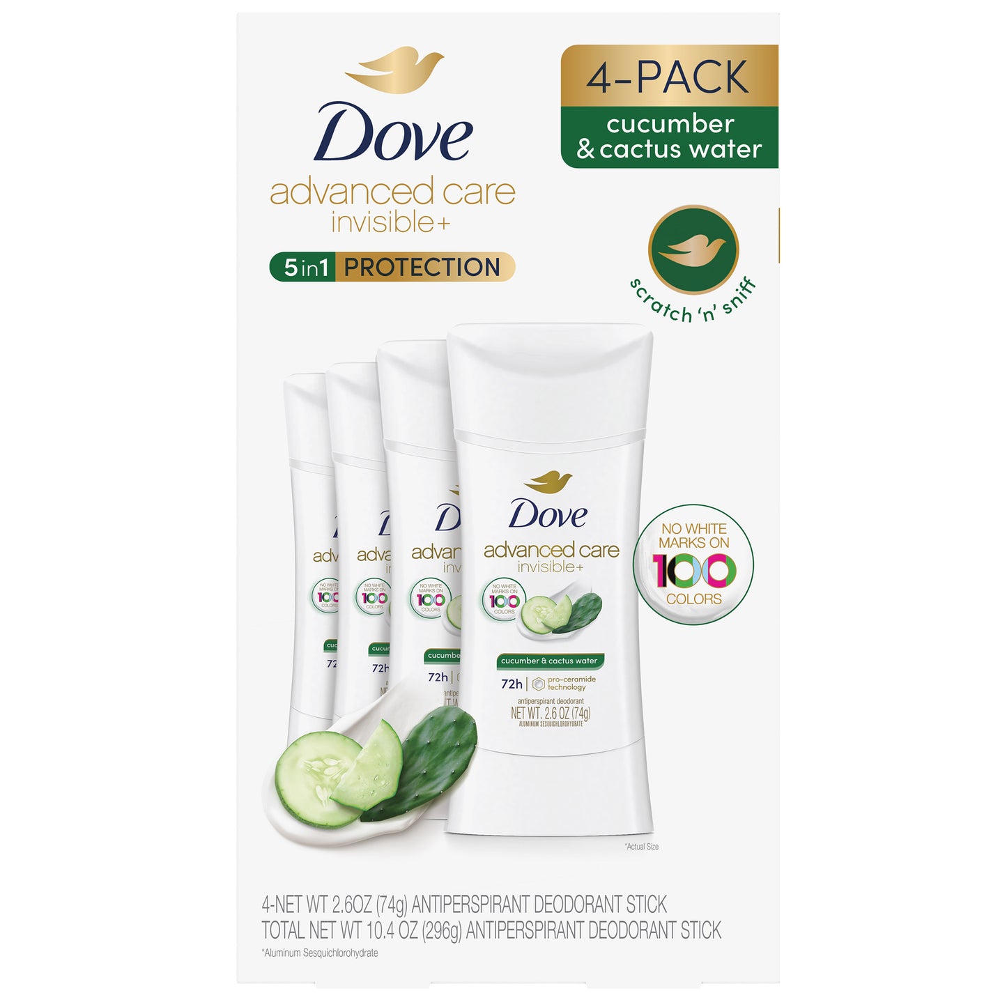 DOVE OUNCE ADV CARE INVISII