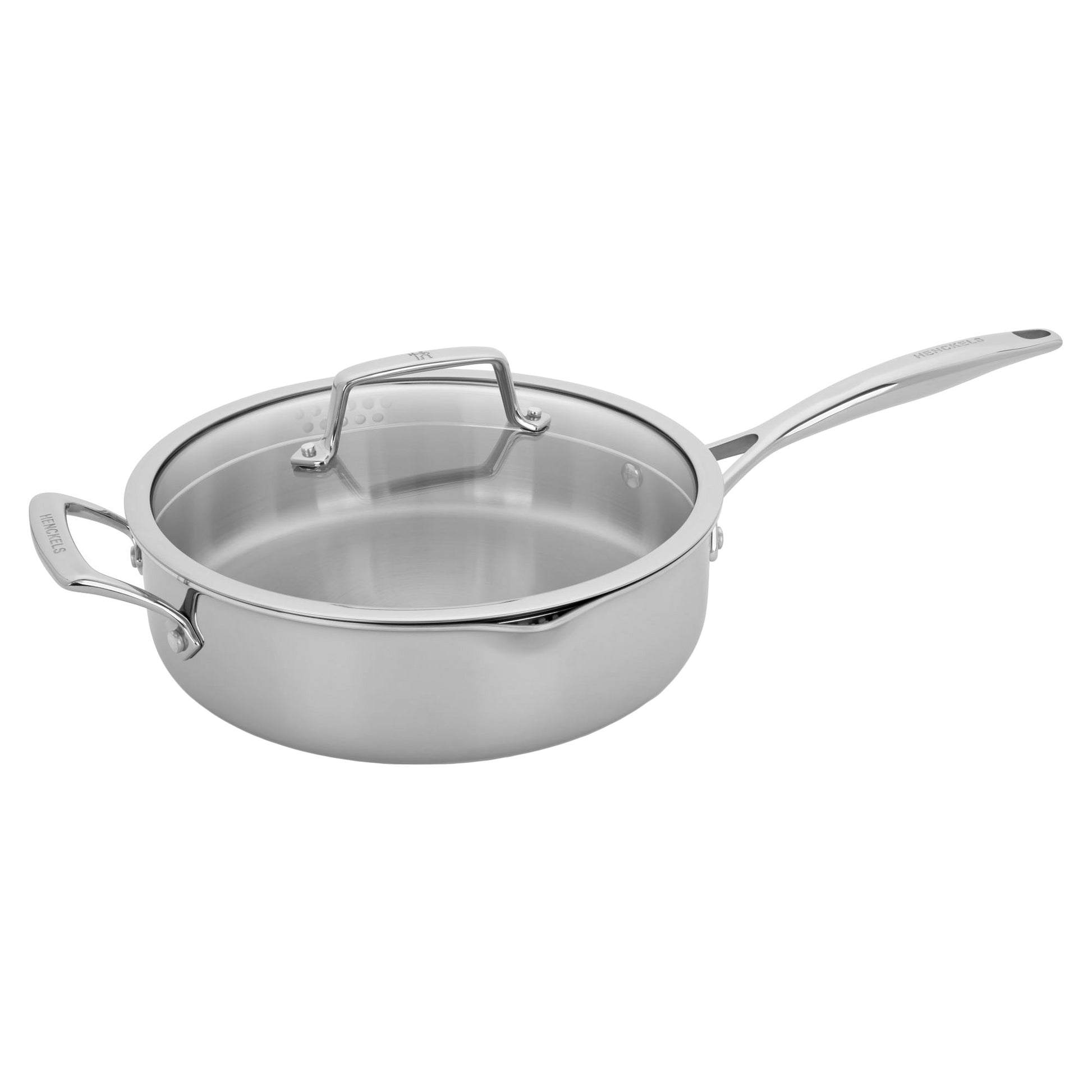 HENCKELS CLAD STAINLESS STEEL COOKWARE SET 12-PIECE