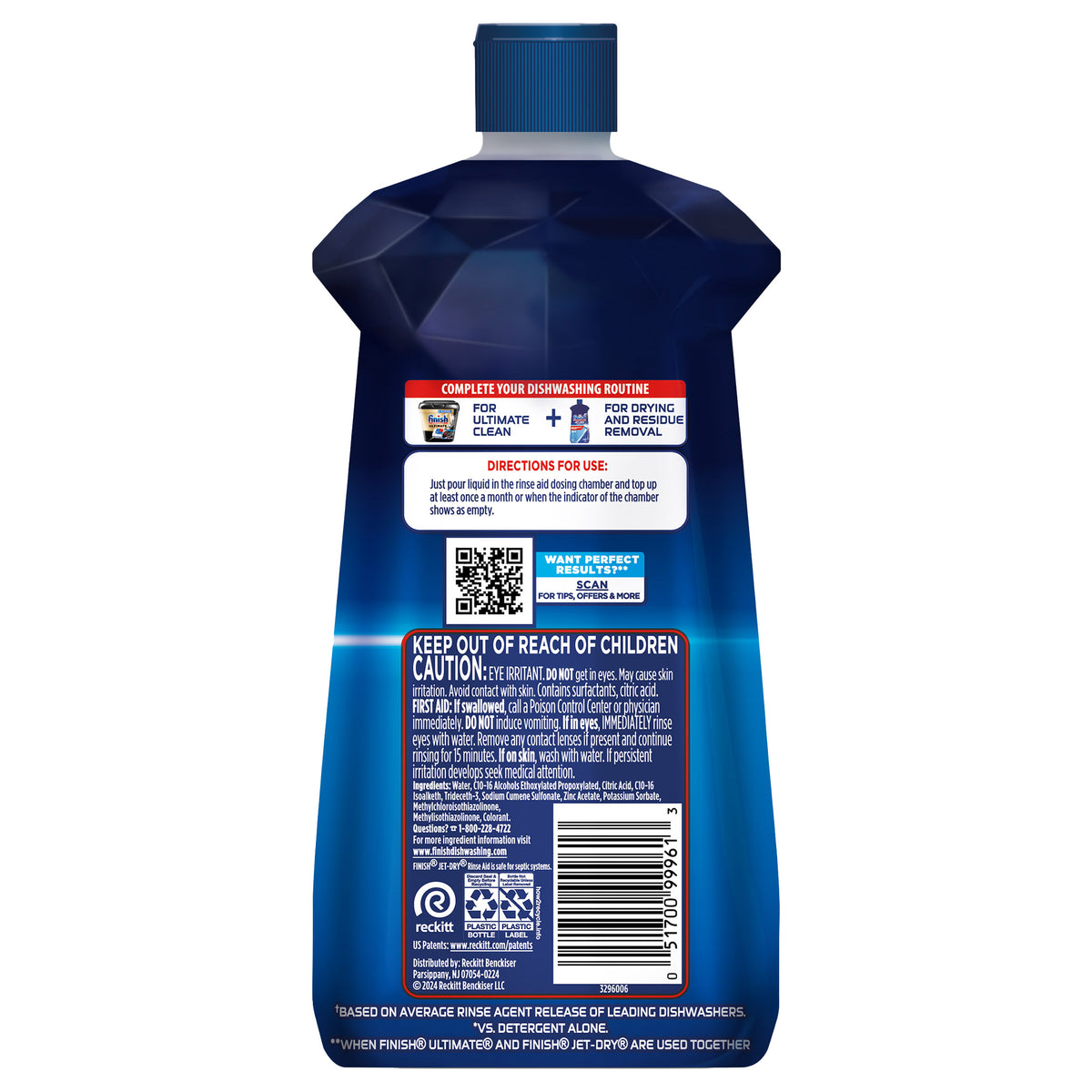 FINISH JET DRY RINSE AID 38 OZ