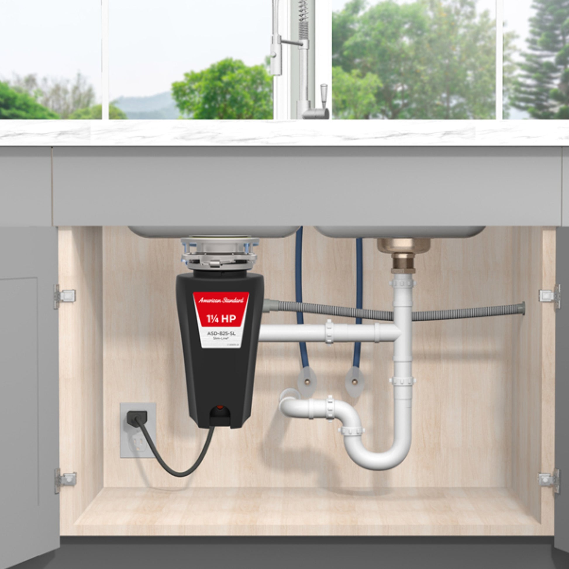 AMERICAN STANDARD SLIM GARBAGE DISPOSER^