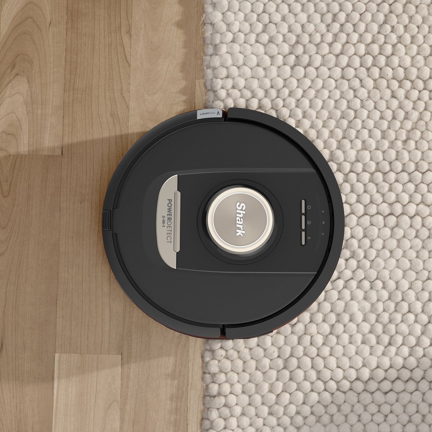 SHARK POWERDETECT 2-IN-1 VACMOP ROBOT W/ NEVERTOUCH BASE ^ • WEIGHT: 8.58 lbs