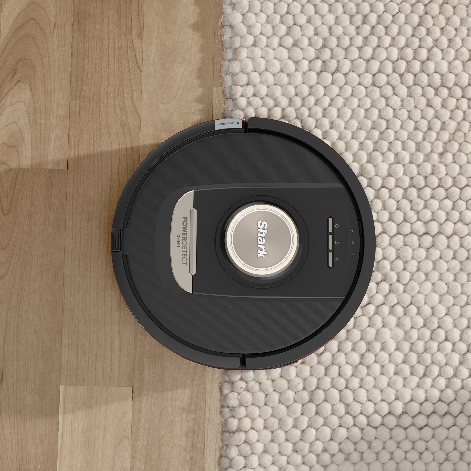 SHARK POWERDETECT 2-IN-1 VACMOP ROBOT W/ NEVERTOUCH BASE ^ • WEIGHT: 8.58 lbs