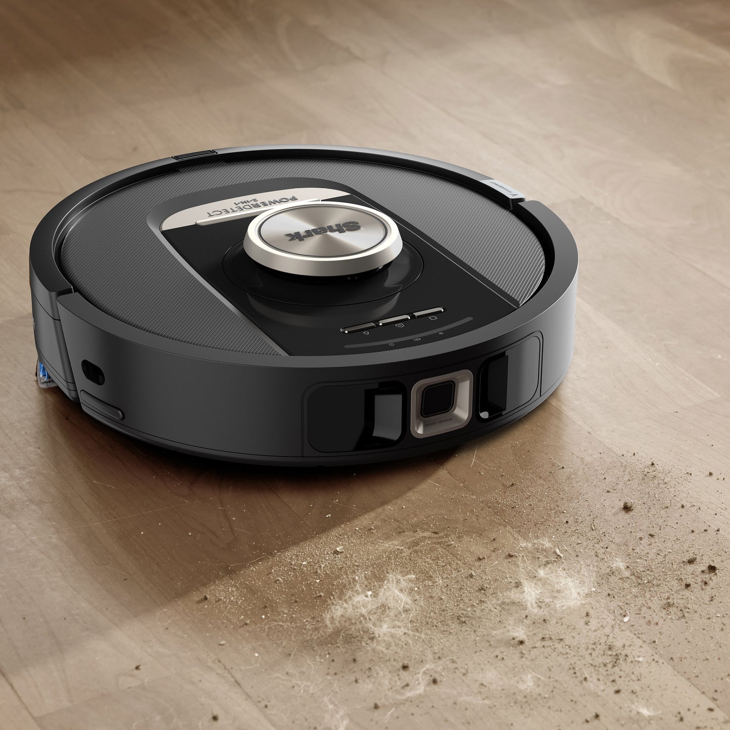 SHARK POWERDETECT 2-IN-1 VACMOP ROBOT W/ NEVERTOUCH BASE ^ • WEIGHT: 8.58 lbs