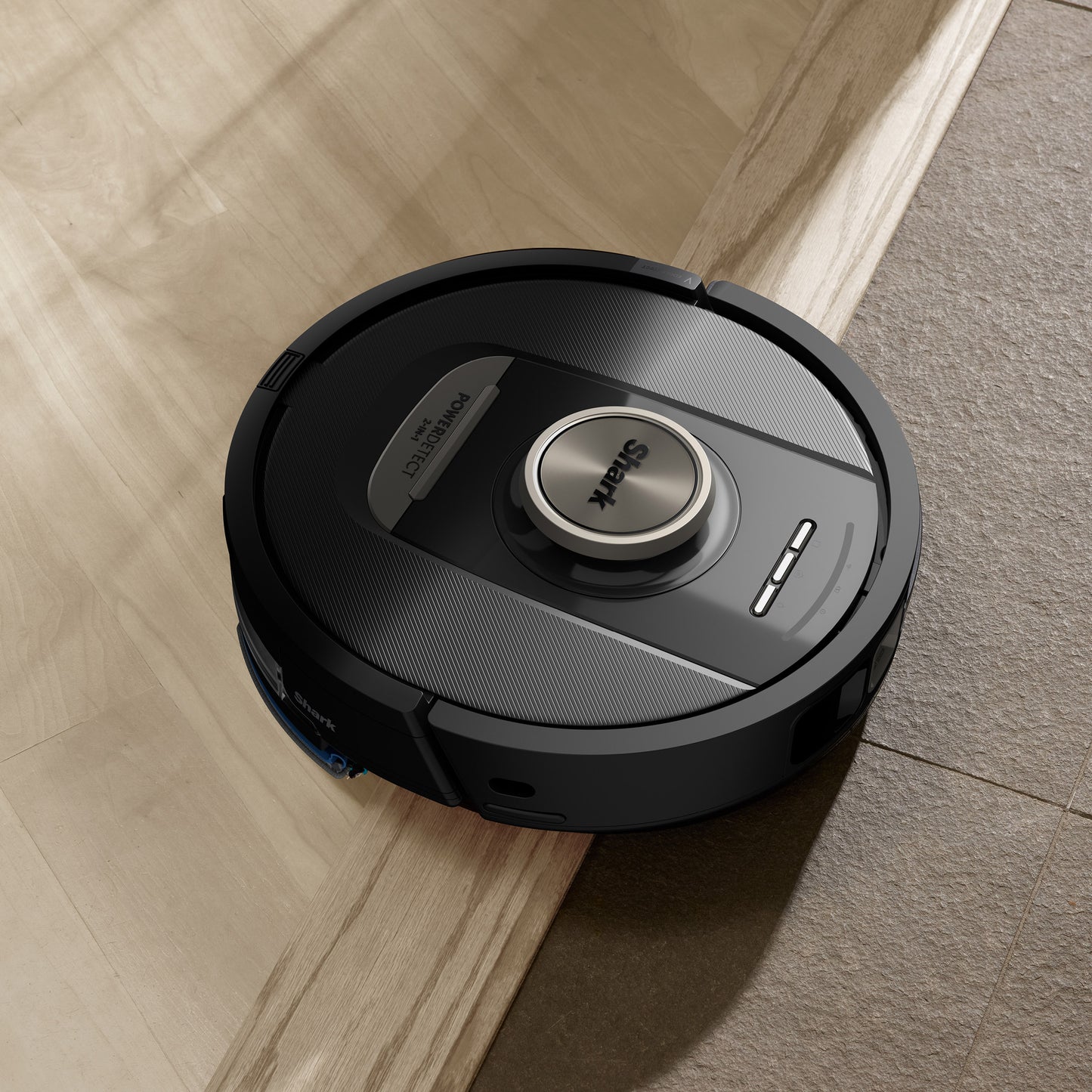 SHARK POWERDETECT 2-IN-1 VACMOP ROBOT W/ NEVERTOUCH BASE ^ • WEIGHT: 8.58 lbs