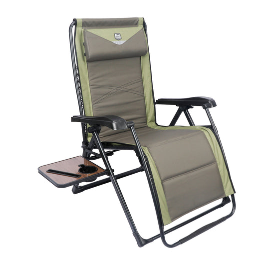 TIMBER RIDGE ZERO GRAVITY LOUNGER WITH SECURING CLIP