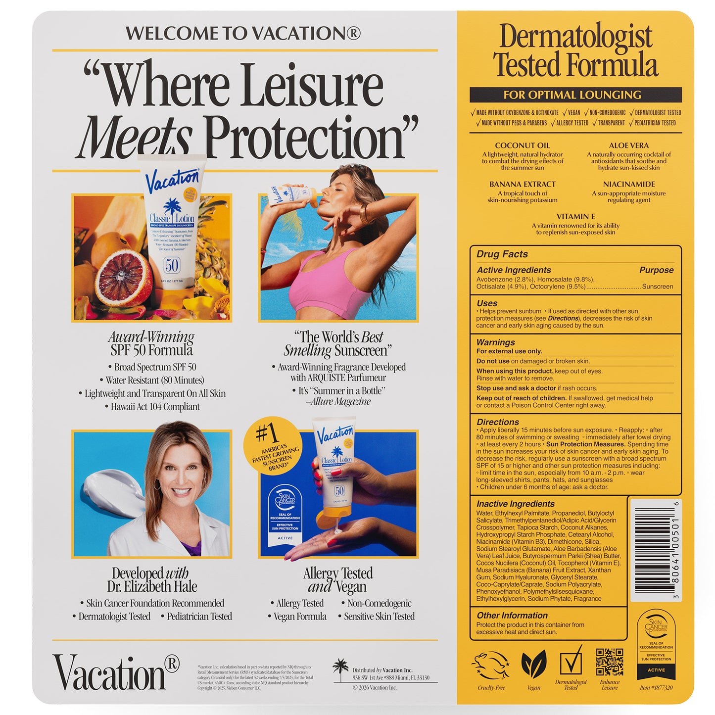 VACATION CLASSIC LOTION SPF50