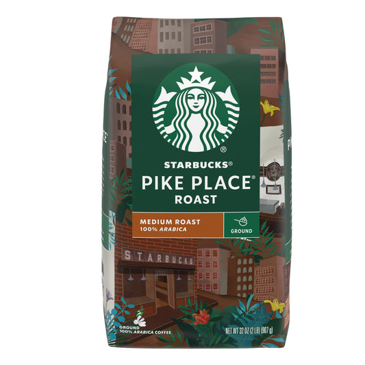 STARBUCKS PIKE PLACE GROUND MEDIUM ROAST 2 LB