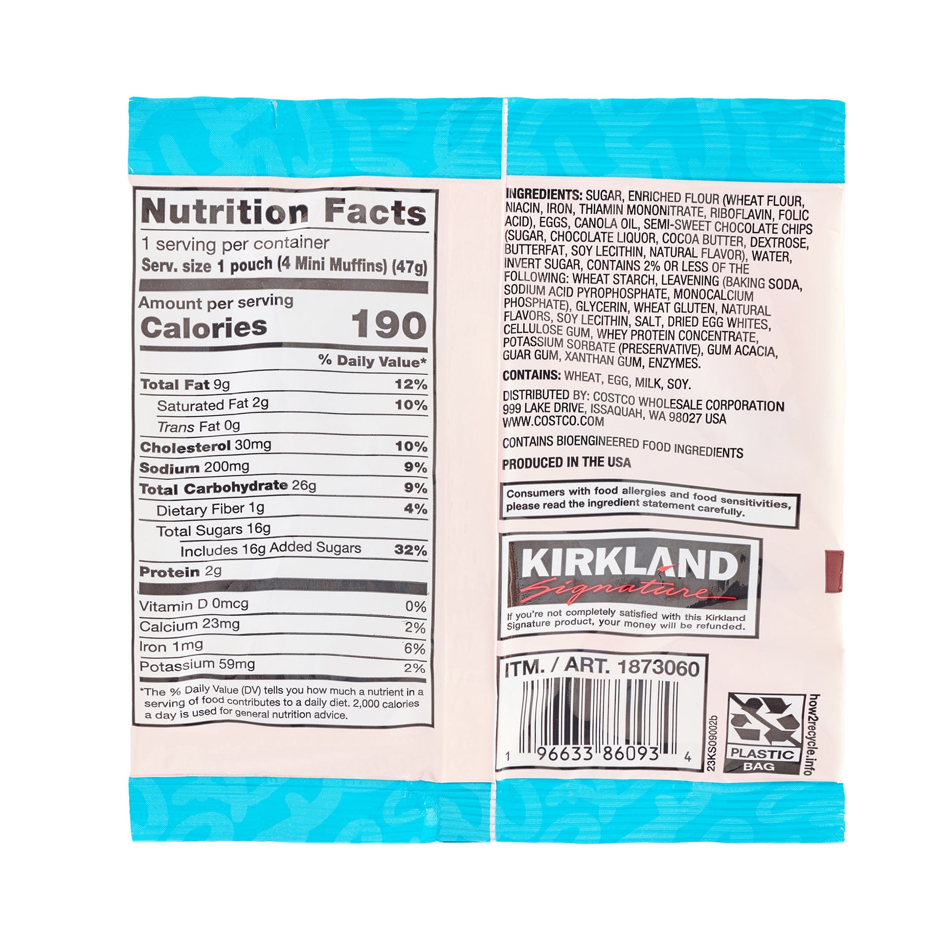 KIRKLAND SIGNATURE MINI MUFFIN BITES 20 CT/1.65 OZ