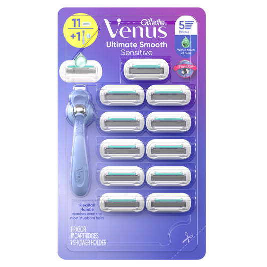 VENUS ULTRA SMOOTH RAZOR 11 CART + HANDLE SAVESG