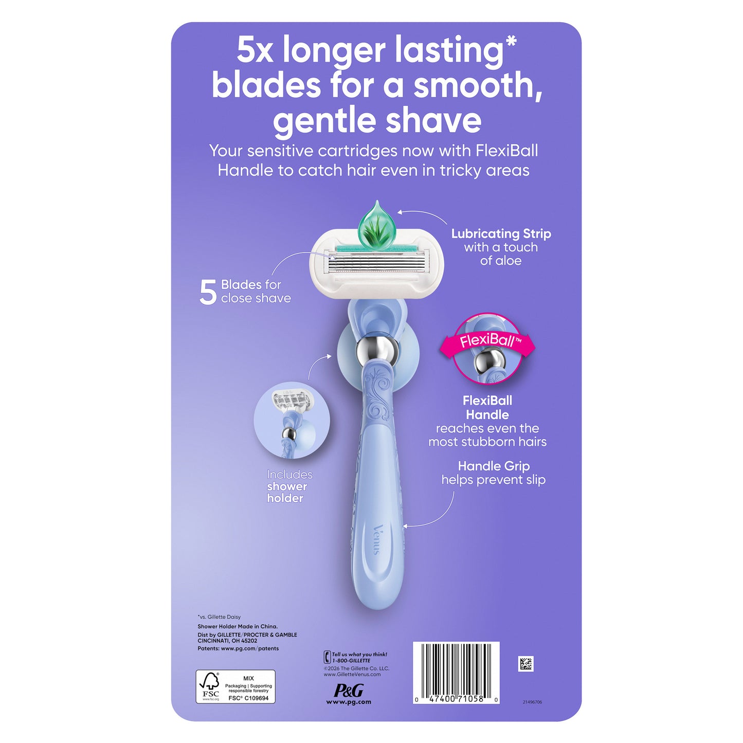 VENUS ULTRA SMOOTH RAZOR 11 CART + HANDLE SAVESG