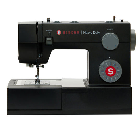 SINGER SEWING MACHINE HD8832 • 110 STITCH APPLICATIONS • BUILT IN NEEDLE THREADER • 32 BUILT IN STITCHES • 1 STEP BUTTONHOLE • 4 PRESSER FEET