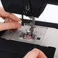SINGER SEWING MACHINE HD8832 • 110 STITCH APPLICATIONS • BUILT IN NEEDLE THREADER • 32 BUILT IN STITCHES • 1 STEP BUTTONHOLE • 4 PRESSER FEET