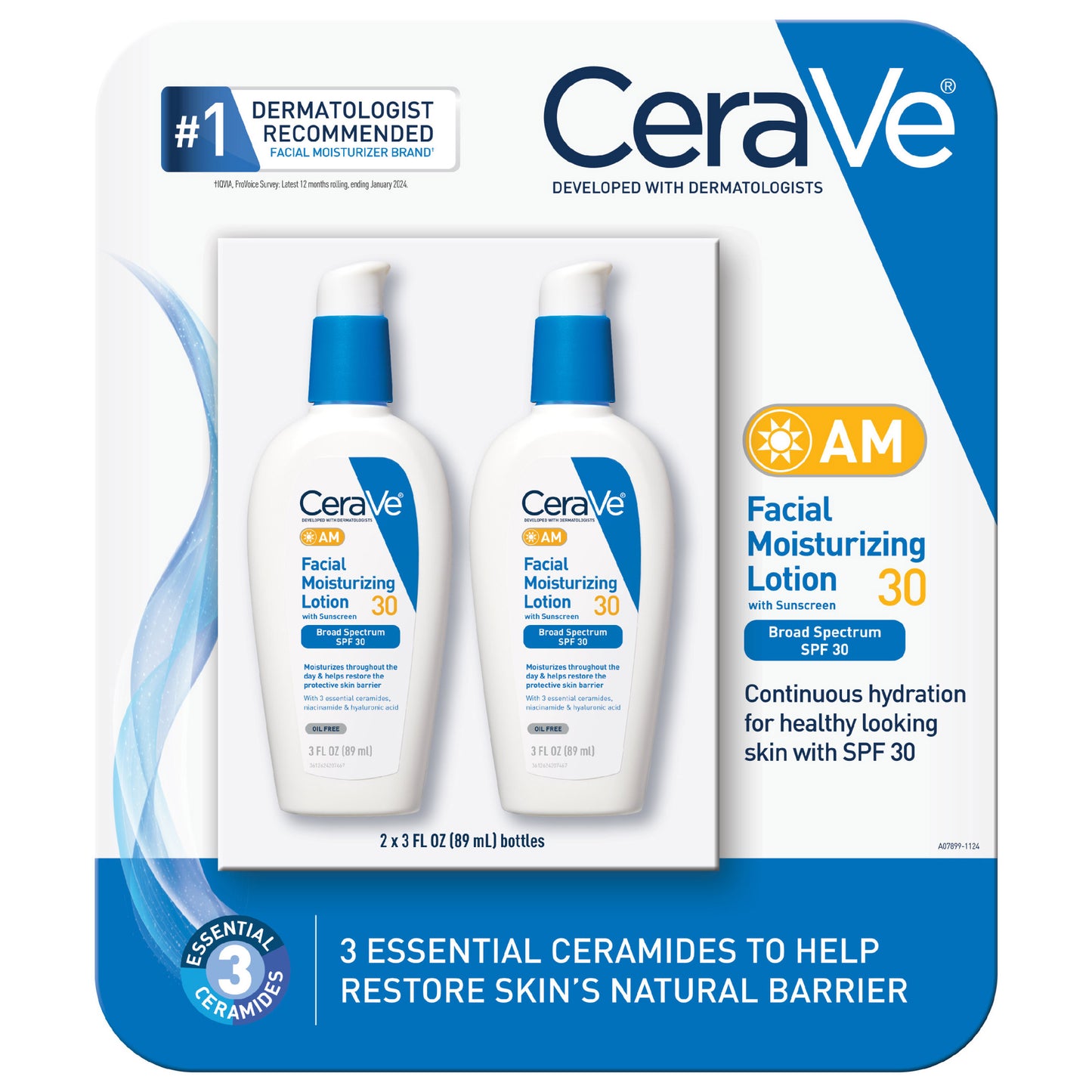 CERAVE FACIAL LOTION 2 - 3 FL OZ
