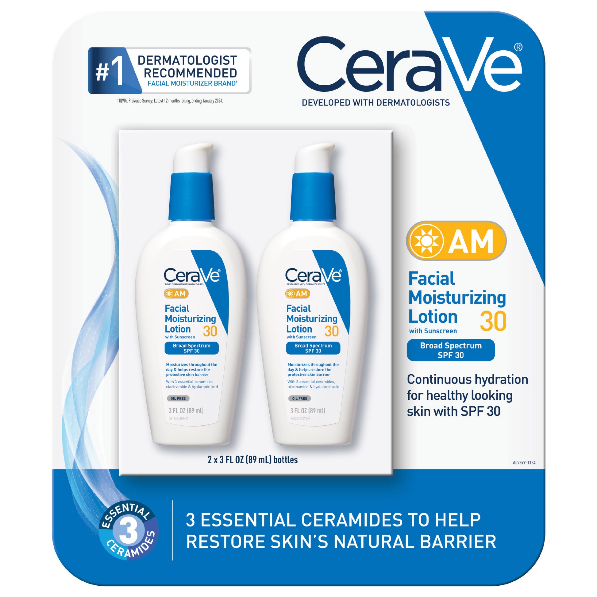 CERAVE FACIAL LOTION 2 - 3 FL OZ