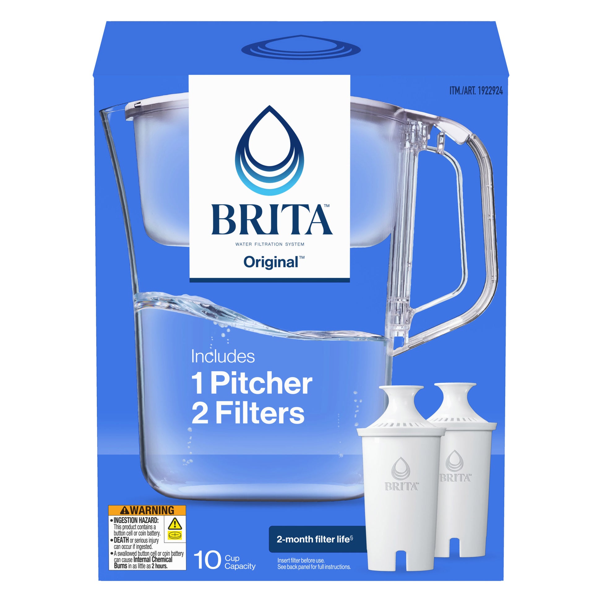 BRITA FILTERS FOR PITCHER 10 PACK