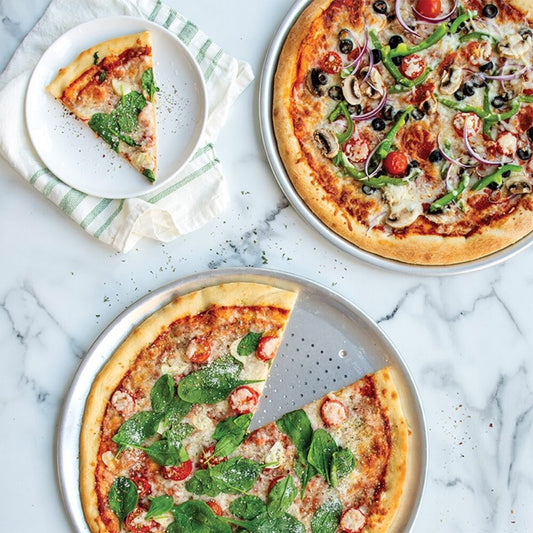 NORDIC WARE PIZZA PAN SET 2-PIECE