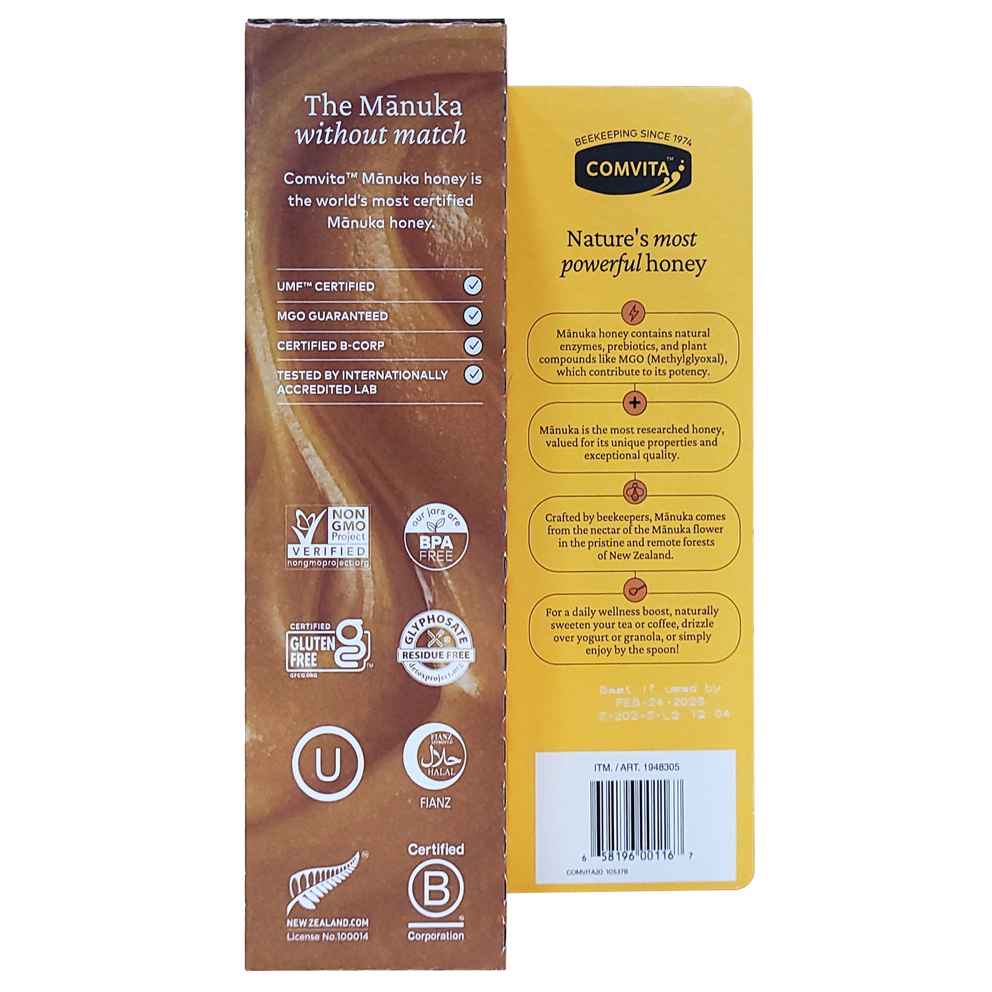 US EGMONT MANUKA HONEY UMF 12+ 17.6 OZ