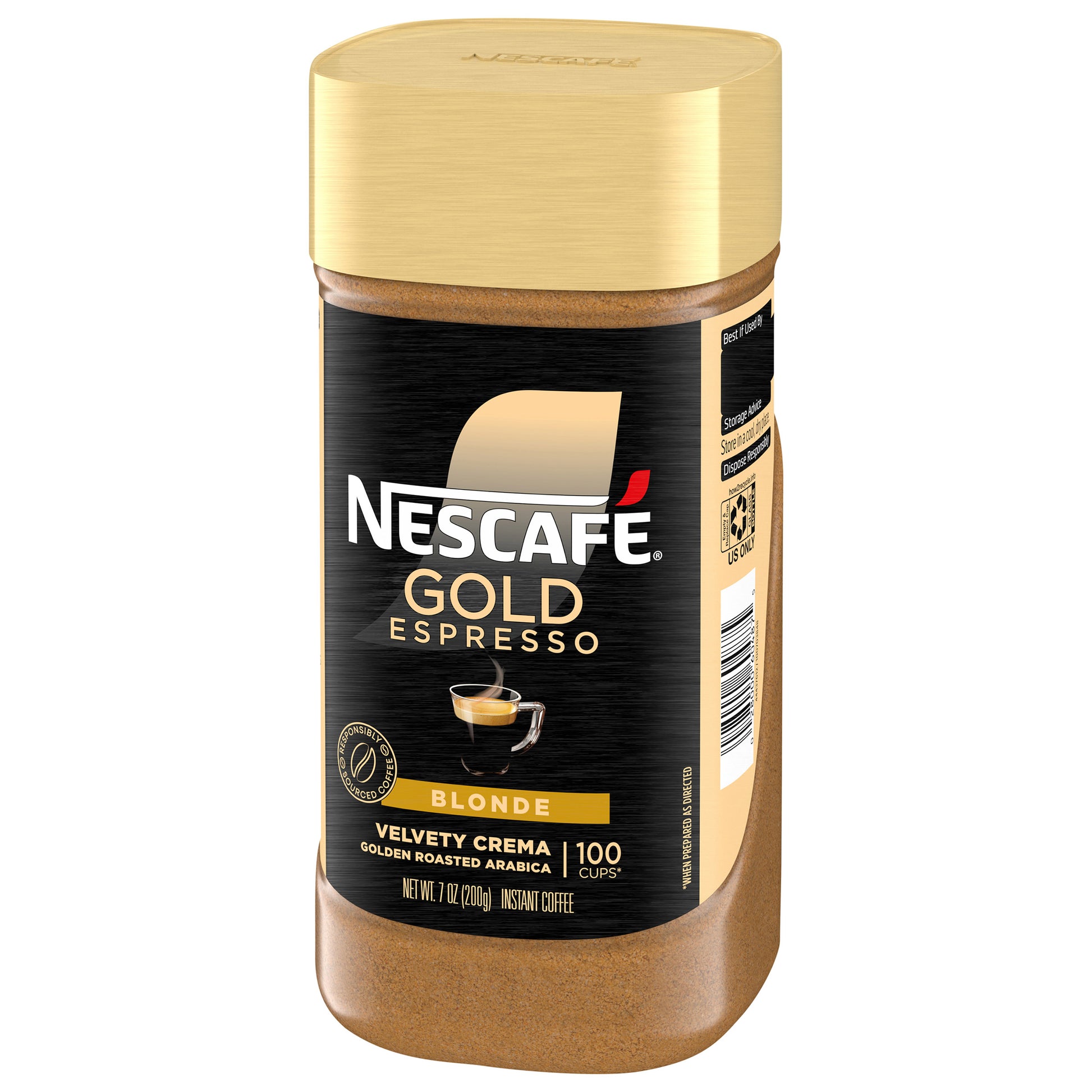 NESCAFE BLONDE GOLD INSTANT ESPRESSO 7 OZ